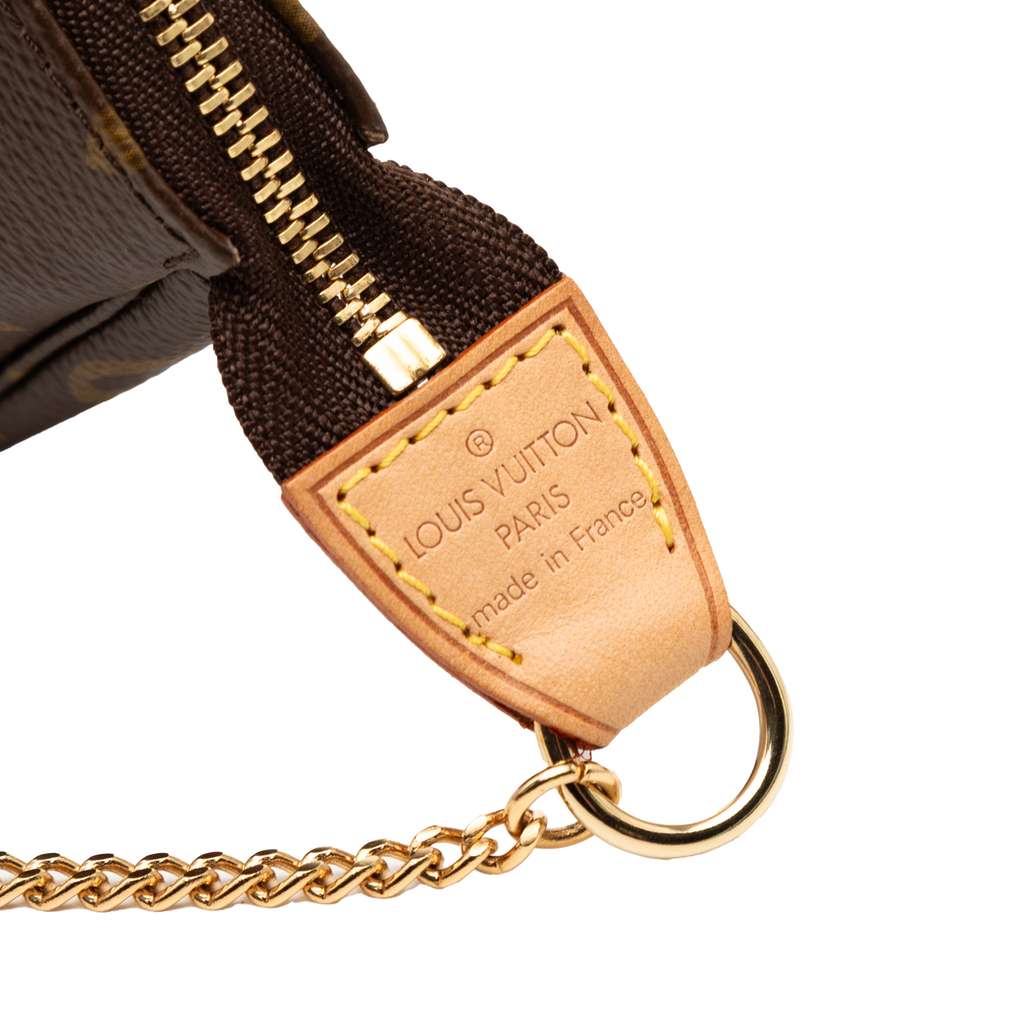 Louis Vuitton Monogram Mini Pochette Accessoires Brown Good condition - Box View