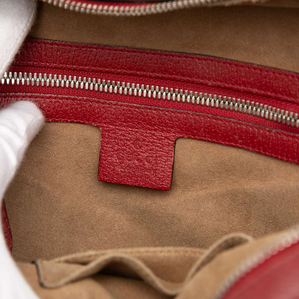 Gucci Small GG Supreme Web Tian Backpack Brown Canvas Good condition - Box View