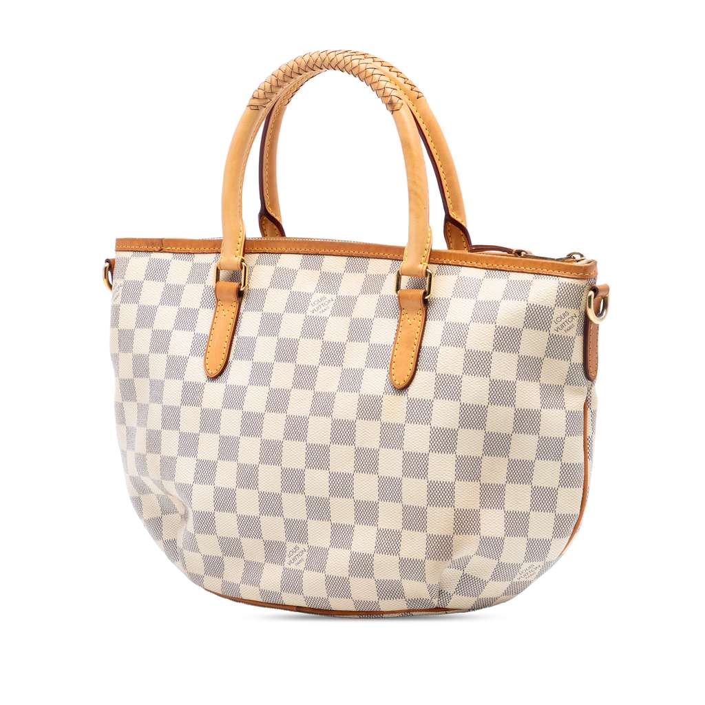 Louis Vuitton Damier Azur Riviera PM White Good condition - Back View