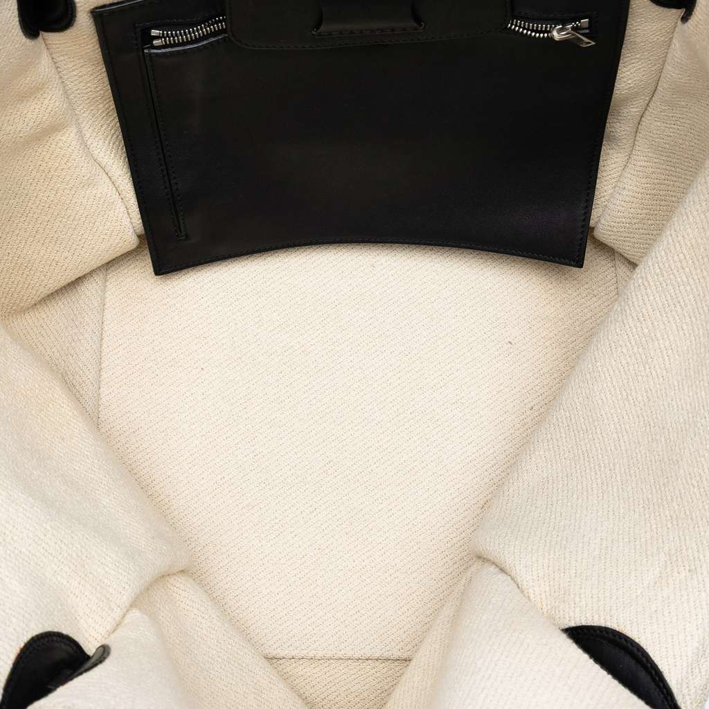 Celine Medium Canvas Big Satchel White Canvas Good condition - Model View