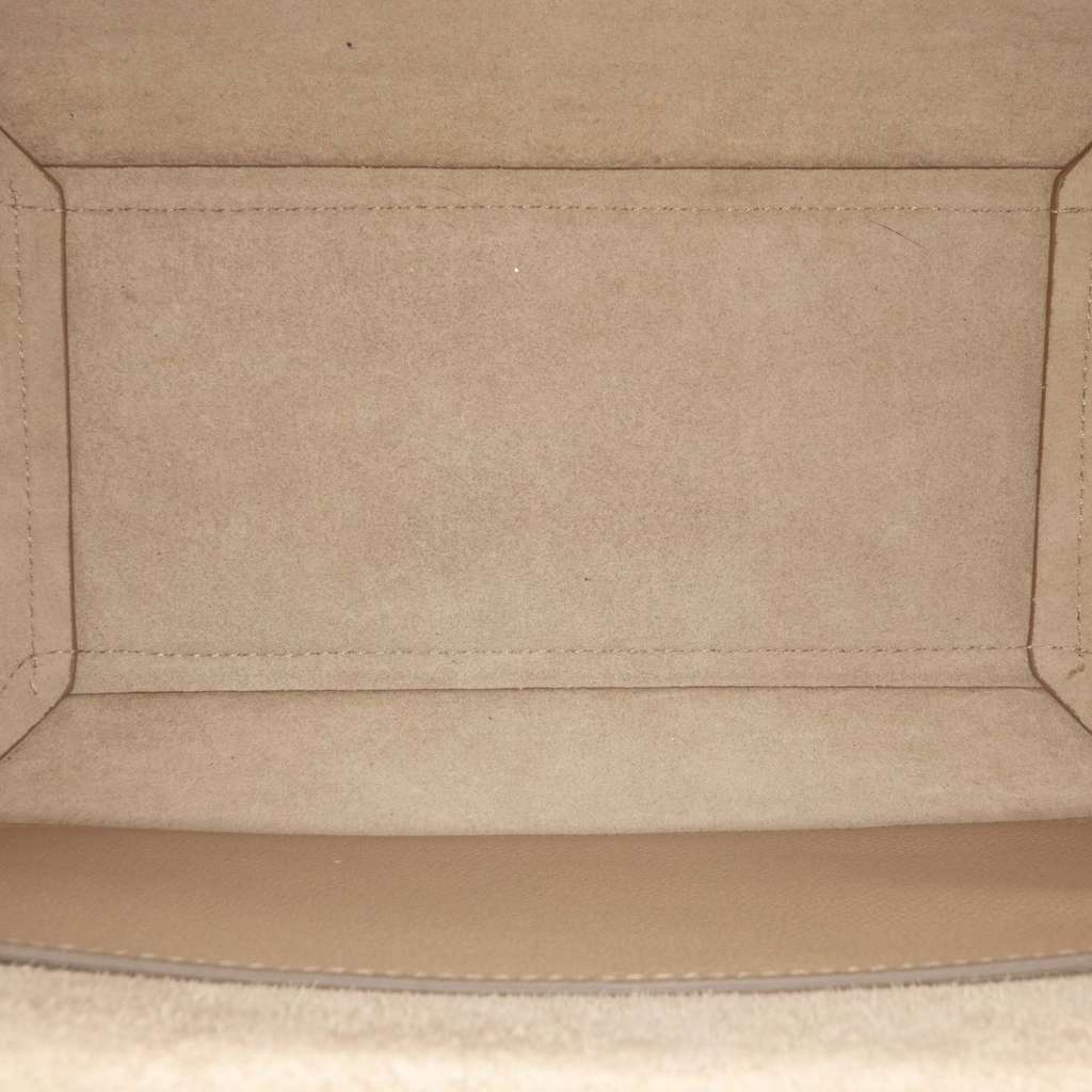 Celine Micro Grained Calfskin Belt Bag Brown Leather Good condition - Model View