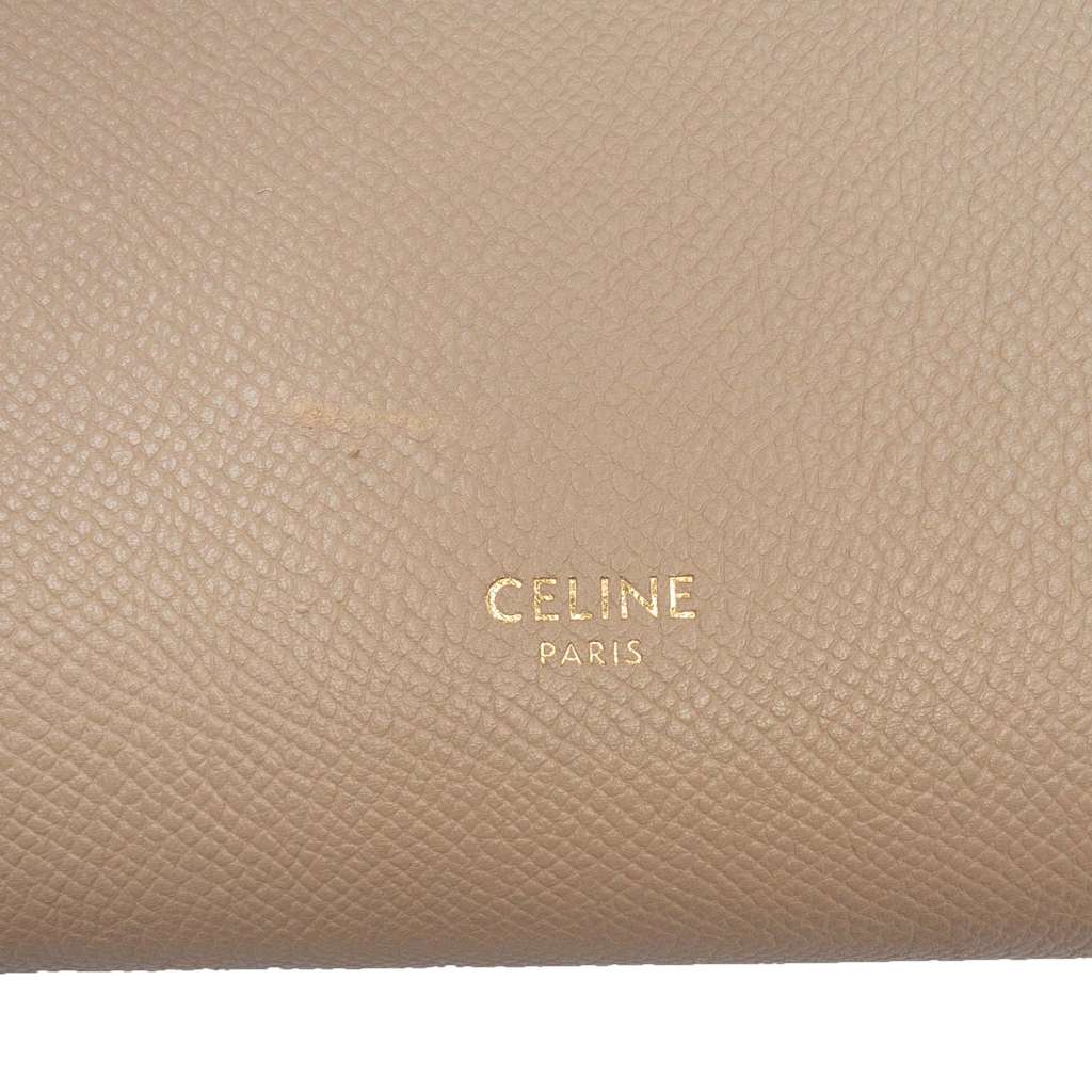 Celine Micro Grained Calfskin Belt Bag Brown Leather Good condition - Box View