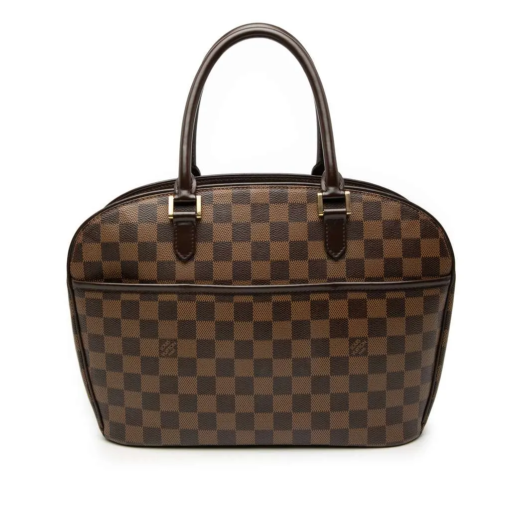 Louis Vuitton Damier Ebene Sarria Horizontal Brown Very good - Front View