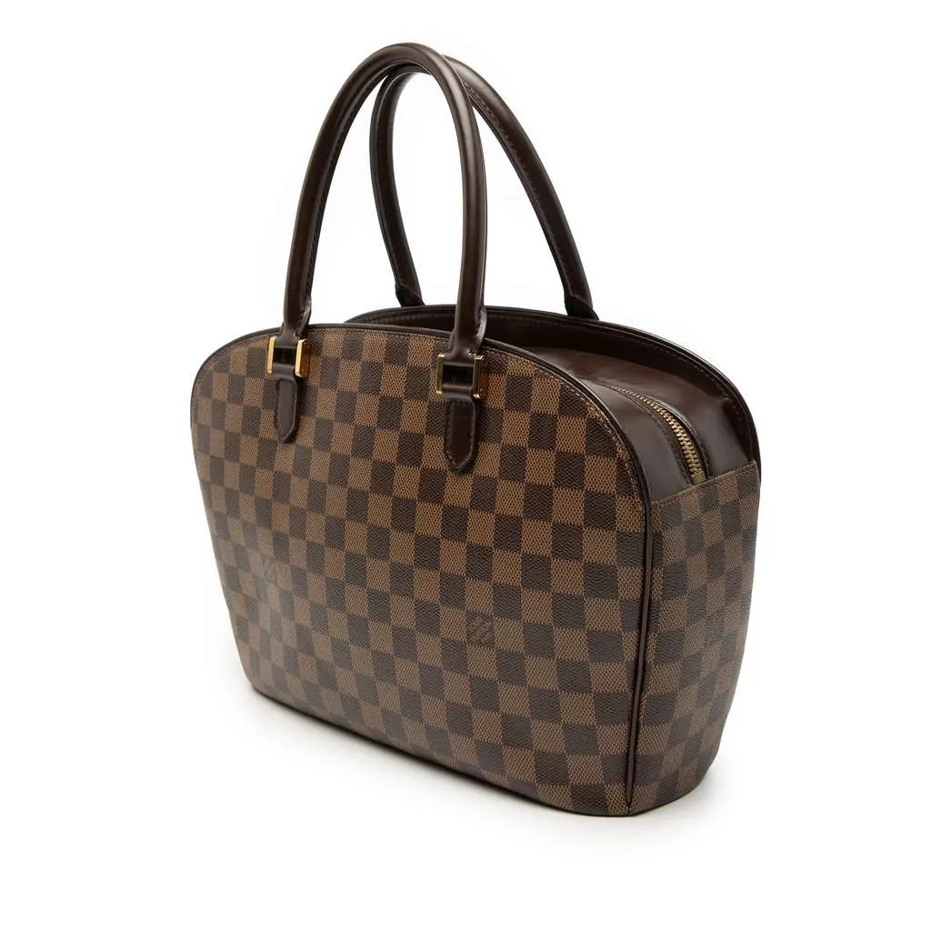 Louis Vuitton Damier Ebene Sarria Horizontal Brown Very good - Back View