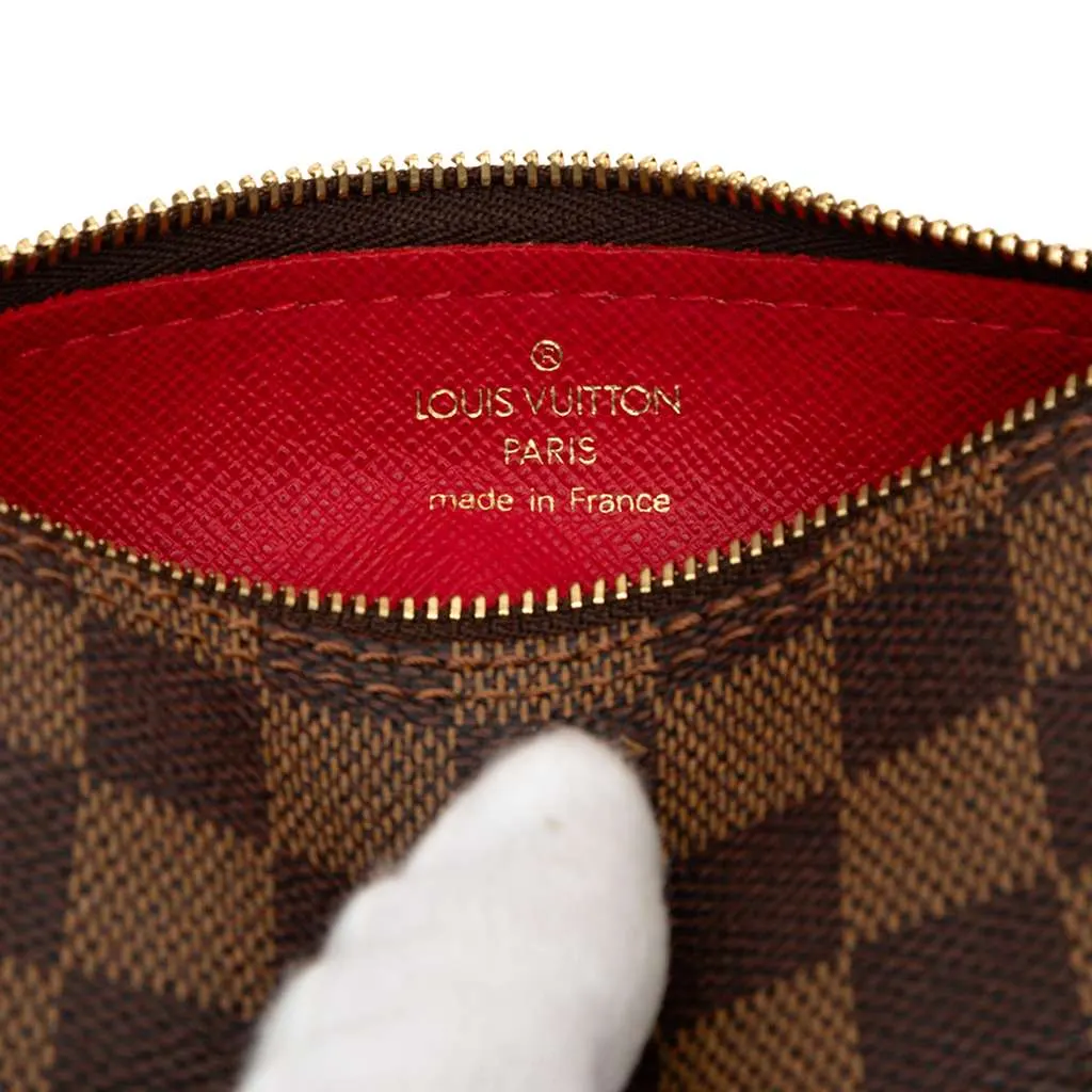 Louis Vuitton Damier Ebene Papillon Pochette Brown Good - Box View