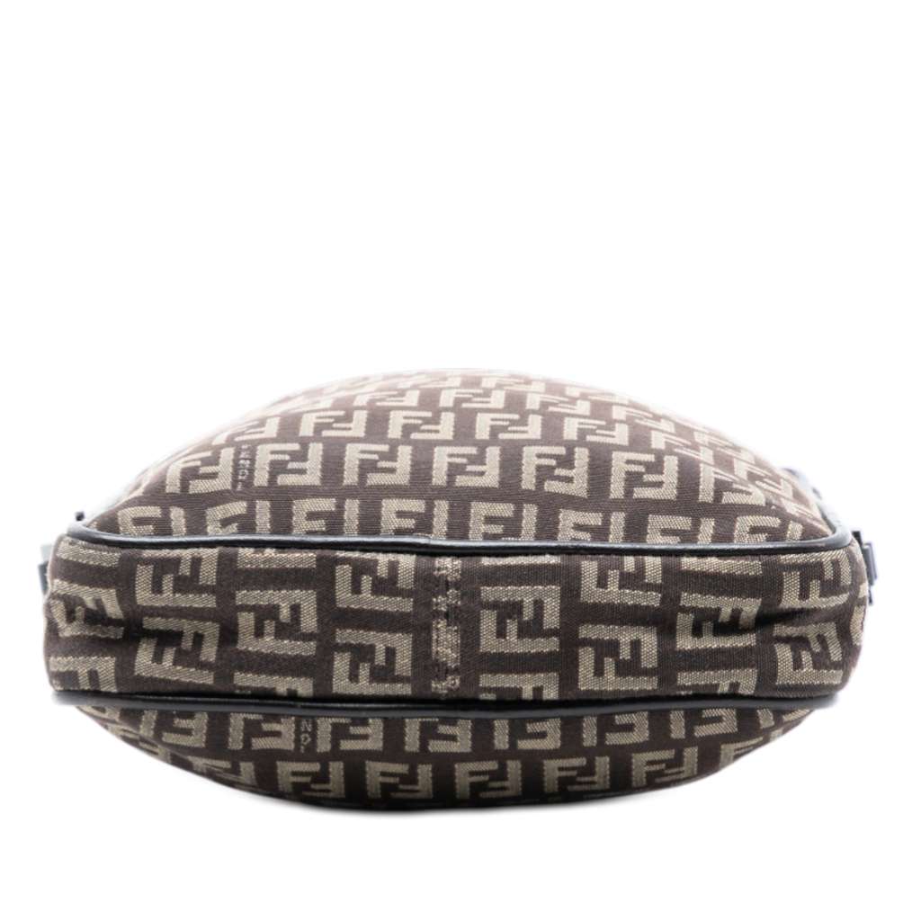 Fendi Zucchino Canvas Crossbody Brown Canvas Good condition - Inside View