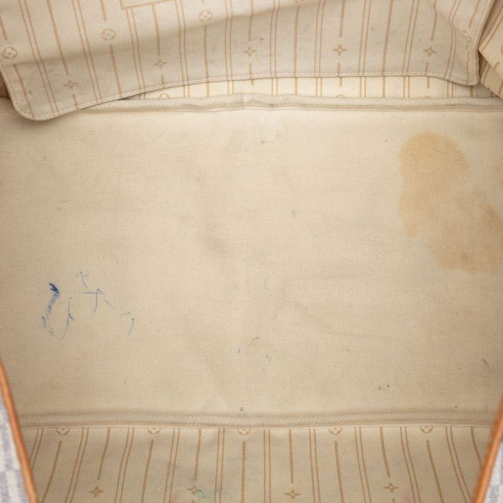 Louis Vuitton Damier Azur Neverfull GM White Good condition - Model View