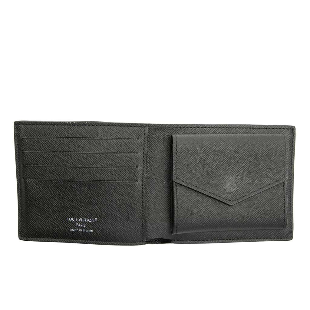 Louis Vuitton Monogram Eclipse Marco Wallet Black Good condition - Model View