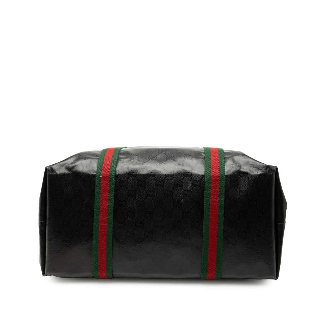 Gucci GG Imprime Web Tote Black Canvas Good condition - Inside View