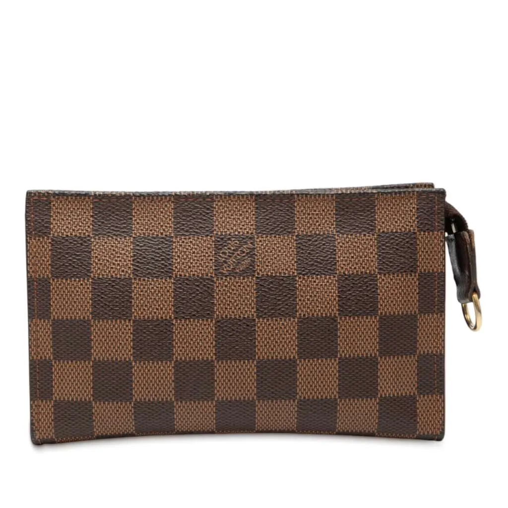 Louis Vuitton Damier Ebene Marais Bucket Pouch Brown Very good - Front View