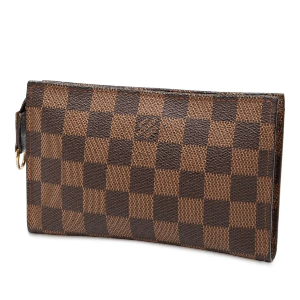 Louis Vuitton Damier Ebene Marais Bucket Pouch Brown Very good - Back View