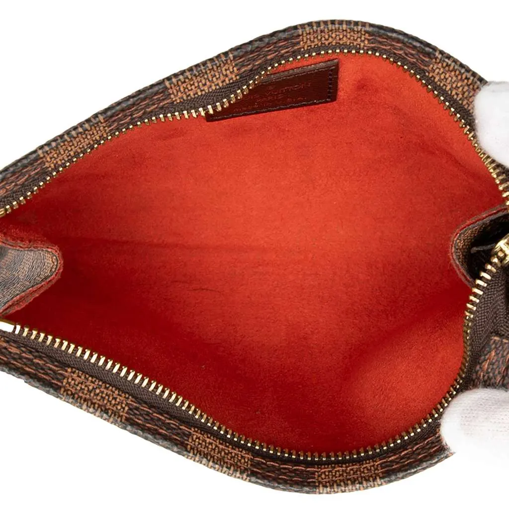 Louis Vuitton Damier Ebene Marais Bucket Pouch Brown Very good - Model View