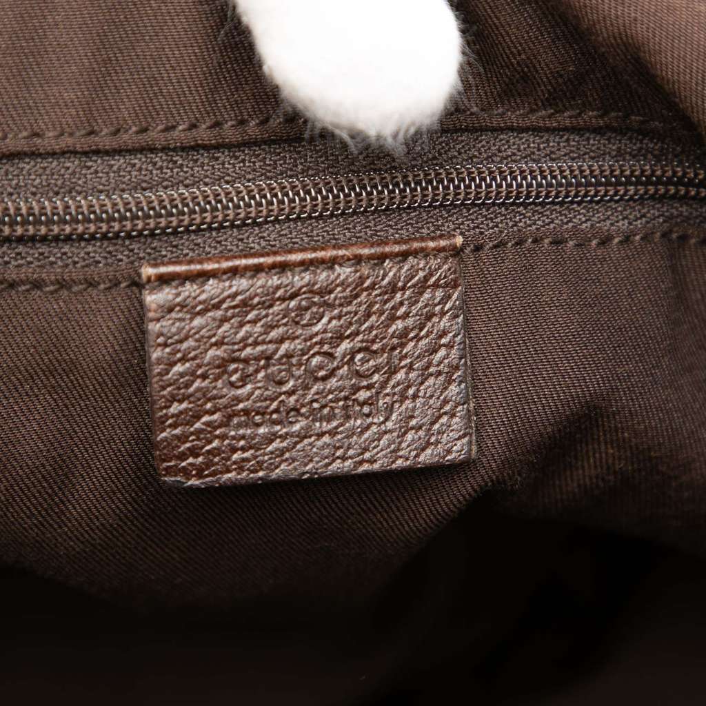 Gucci GG Canvas Abbey D Ring Tote Brown Canvas Good condition - Box View