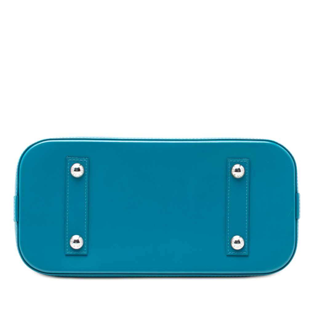 Louis Vuitton Epi Alma PM Blue Leather Good condition - Inside View