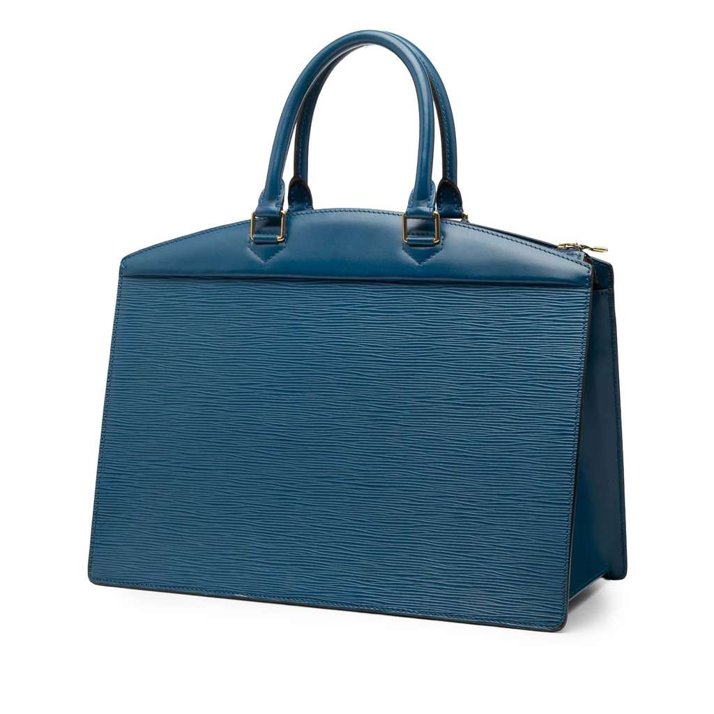 Louis Vuitton Epi Riviera Blue Leather Good condition - Back View