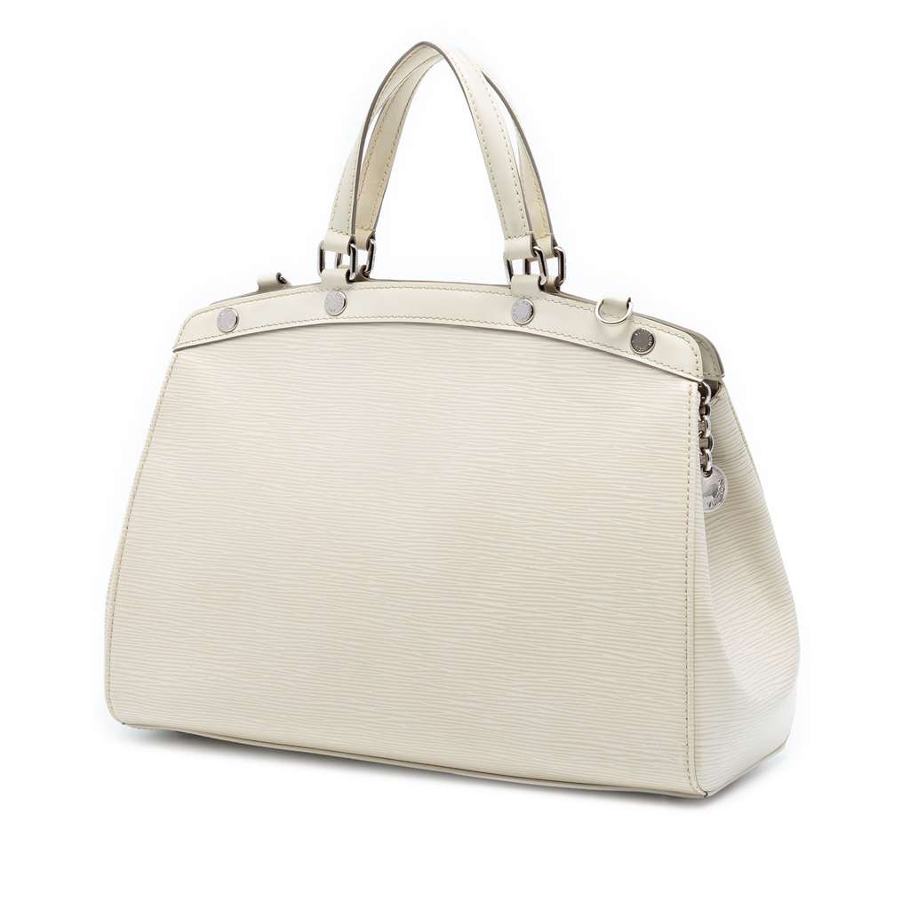 Louis Vuitton Epi Brea MM White Leather Good condition - Back View