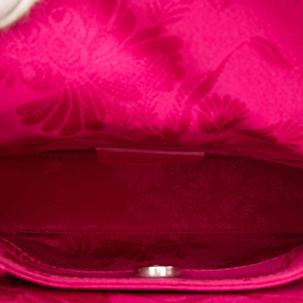 Dior Bicolor Tweed Top Handle Bag Orange Tweed Good condition - Model View