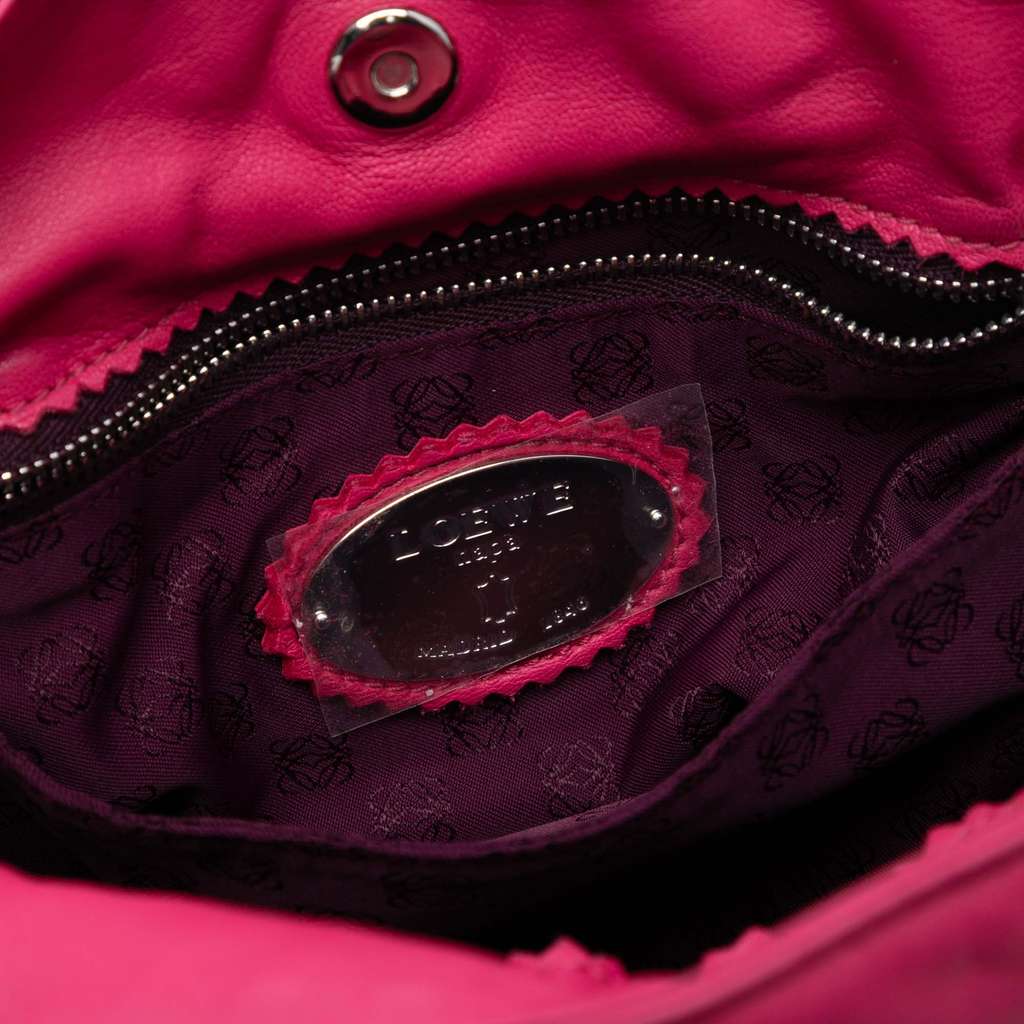 Loewe Nappa Flamenco Tassel 22 Crossbody Pink Leather Good condition - Box View