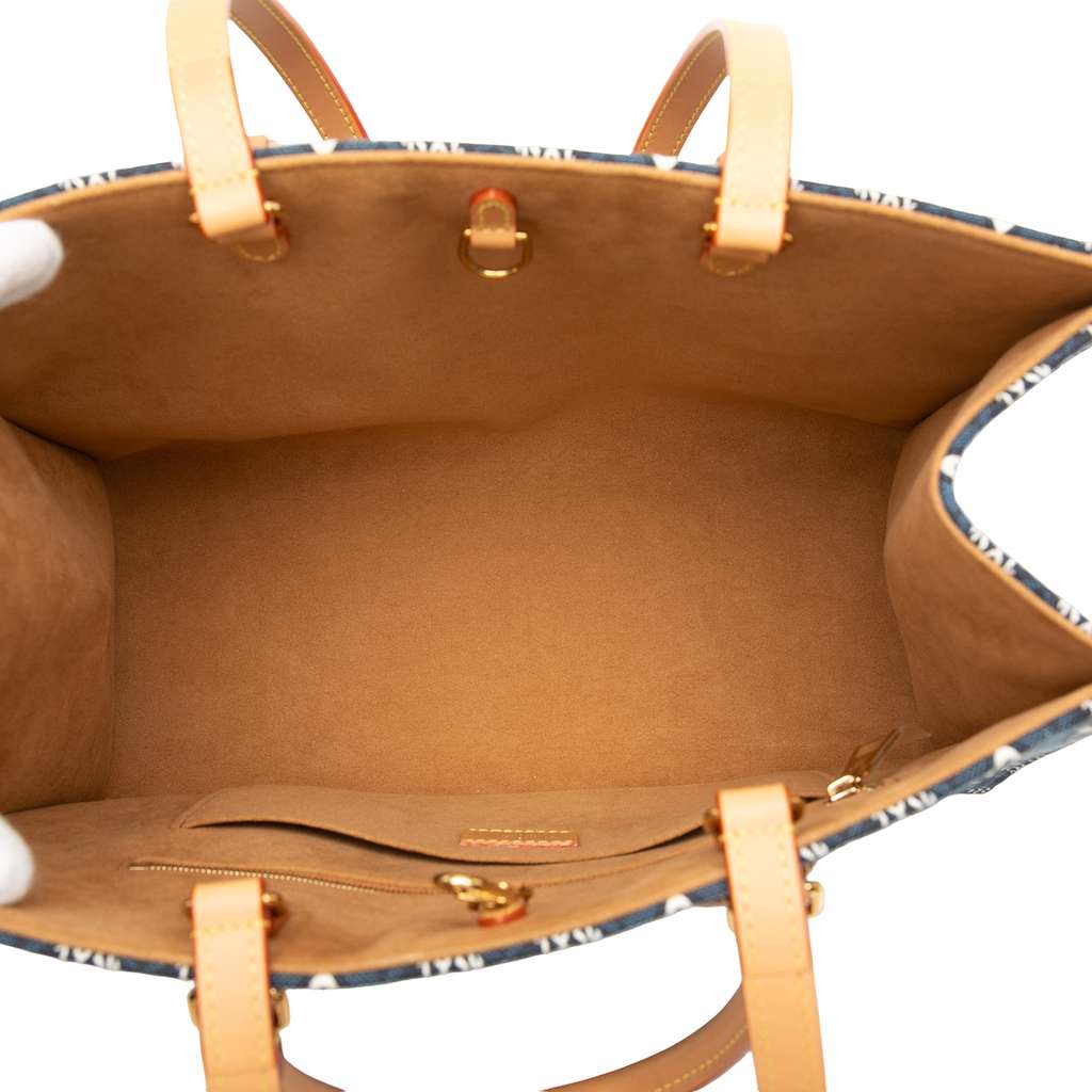 Louis Vuitton Monogram Jacquard Since 1854 OnTheGo MM Blue Jacquard Good condition - Model View