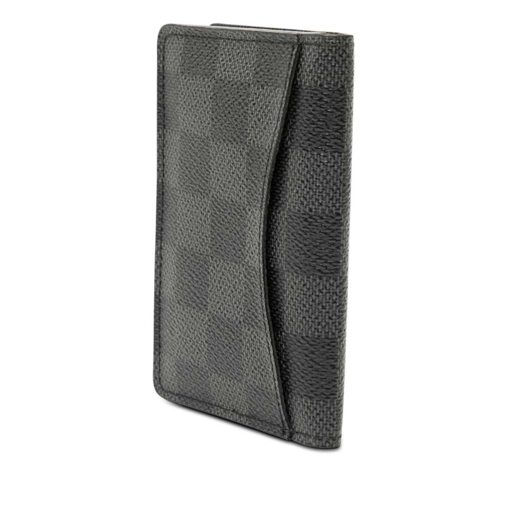 Louis Vuitton Damier Graphite Pocket Organizer Black Good condition - Back View