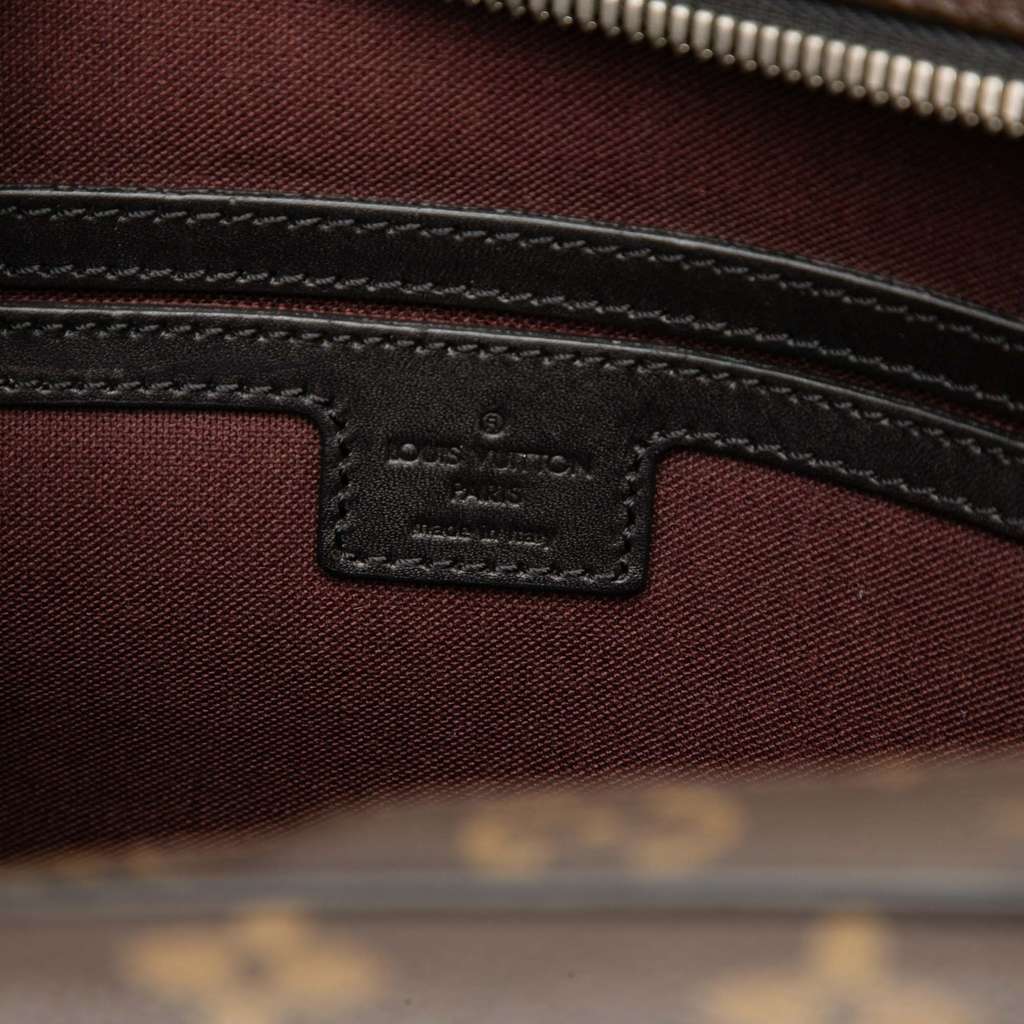 Louis Vuitton Monogram Macassar Soft Briefcase Brown Fair condition - Box View