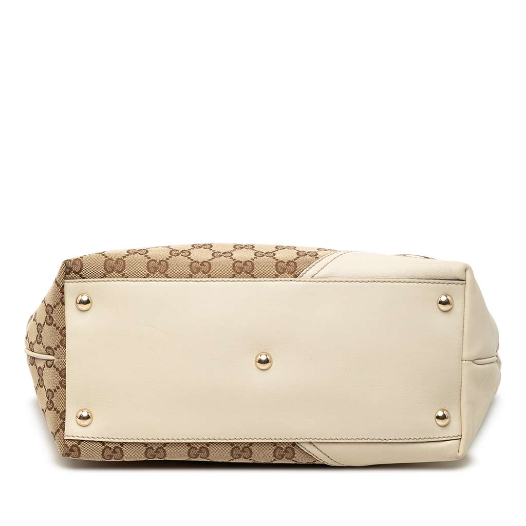 Gucci GG Canvas New Britt Tote Brown Canvas Good condition - Inside View