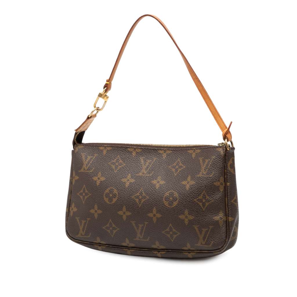Louis Vuitton Monogram Pochette Accessoires Brown Good condition - Back View