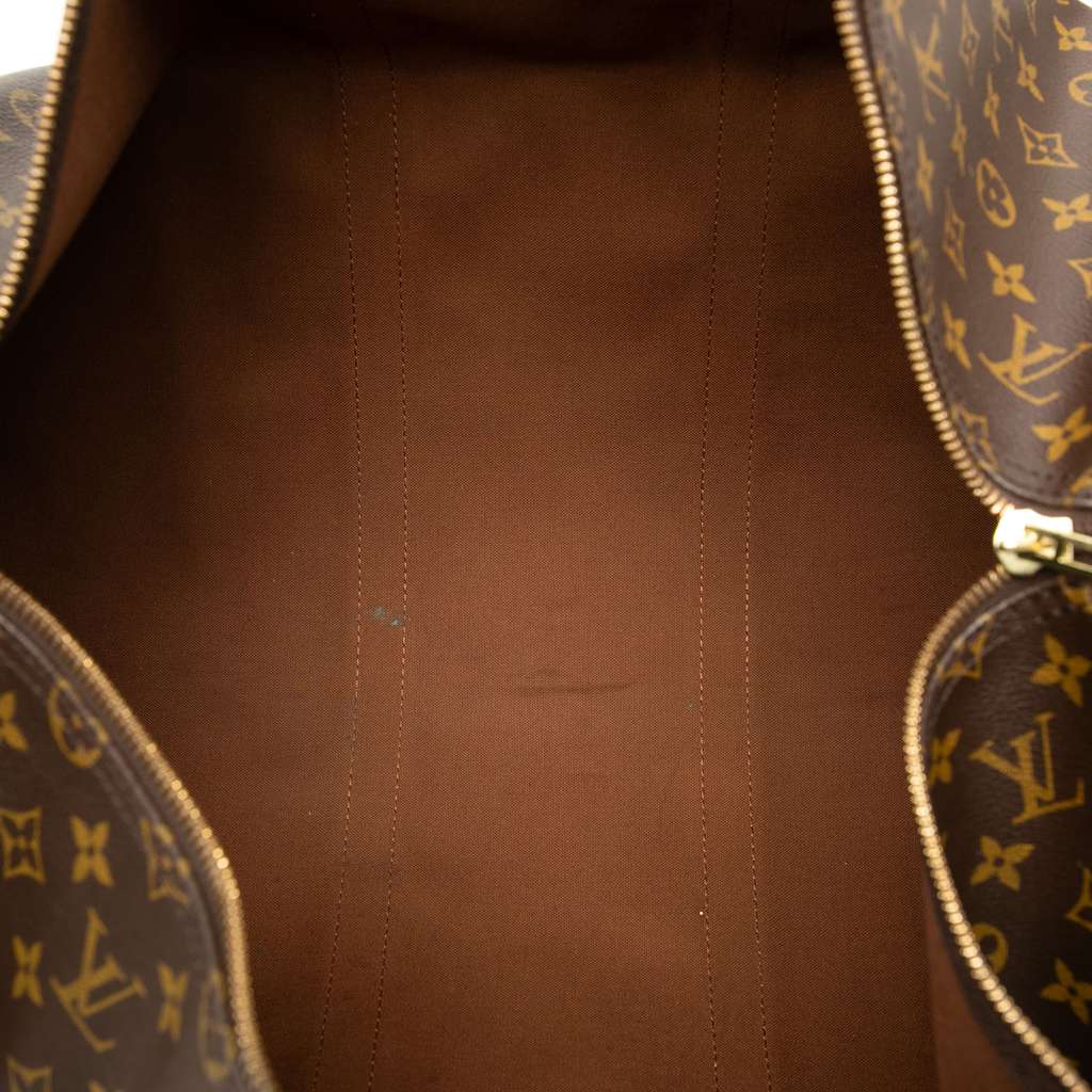 Louis Vuitton Monogram Keepall Bandouliere 55 Brown Good condition - Model View