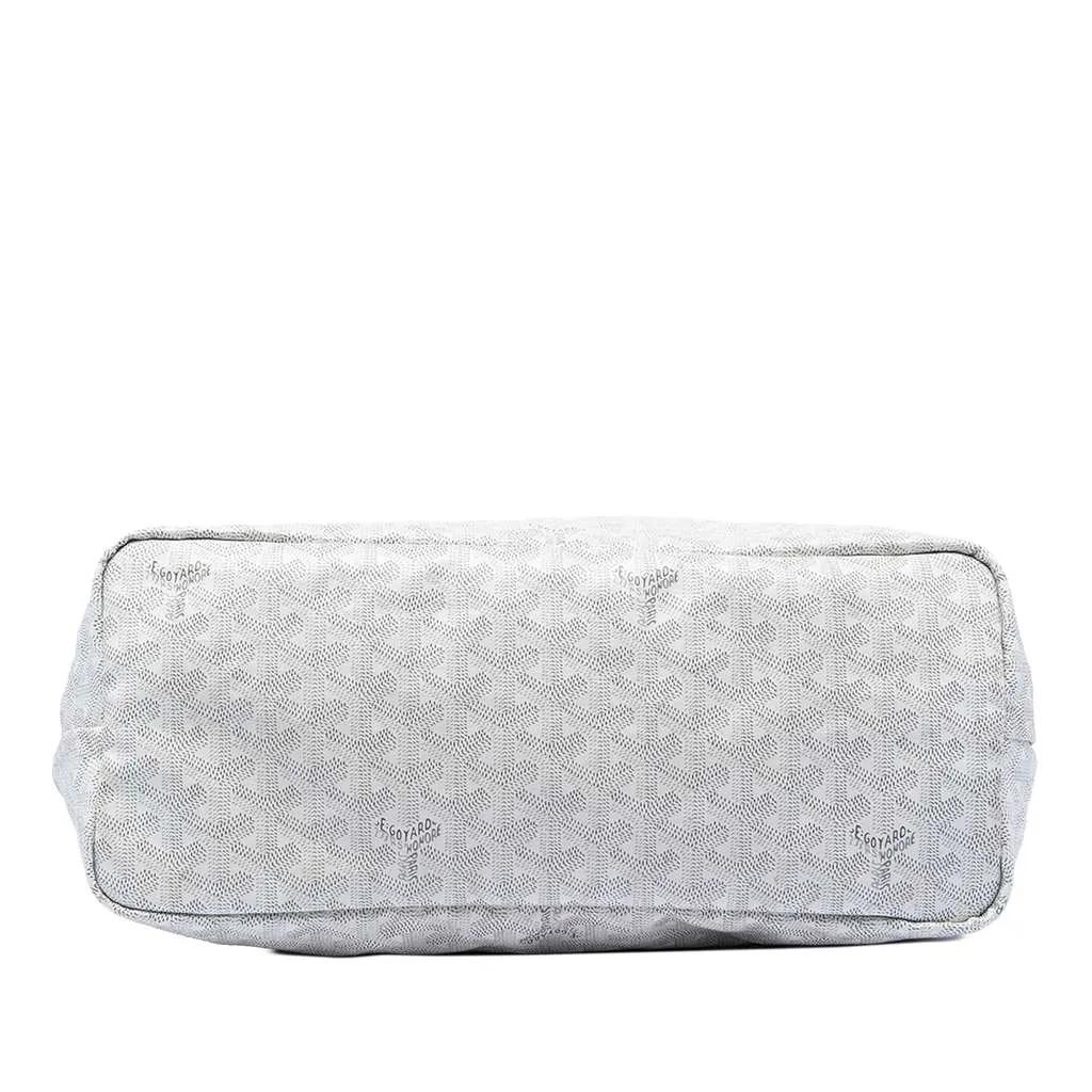 Goyard Goyardine Saint Louis PM White Canvas Very good - Inside View