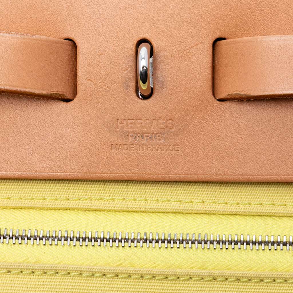 Hermès Toile Herbag Zip 31 Yellow Canvas Good condition - Box View