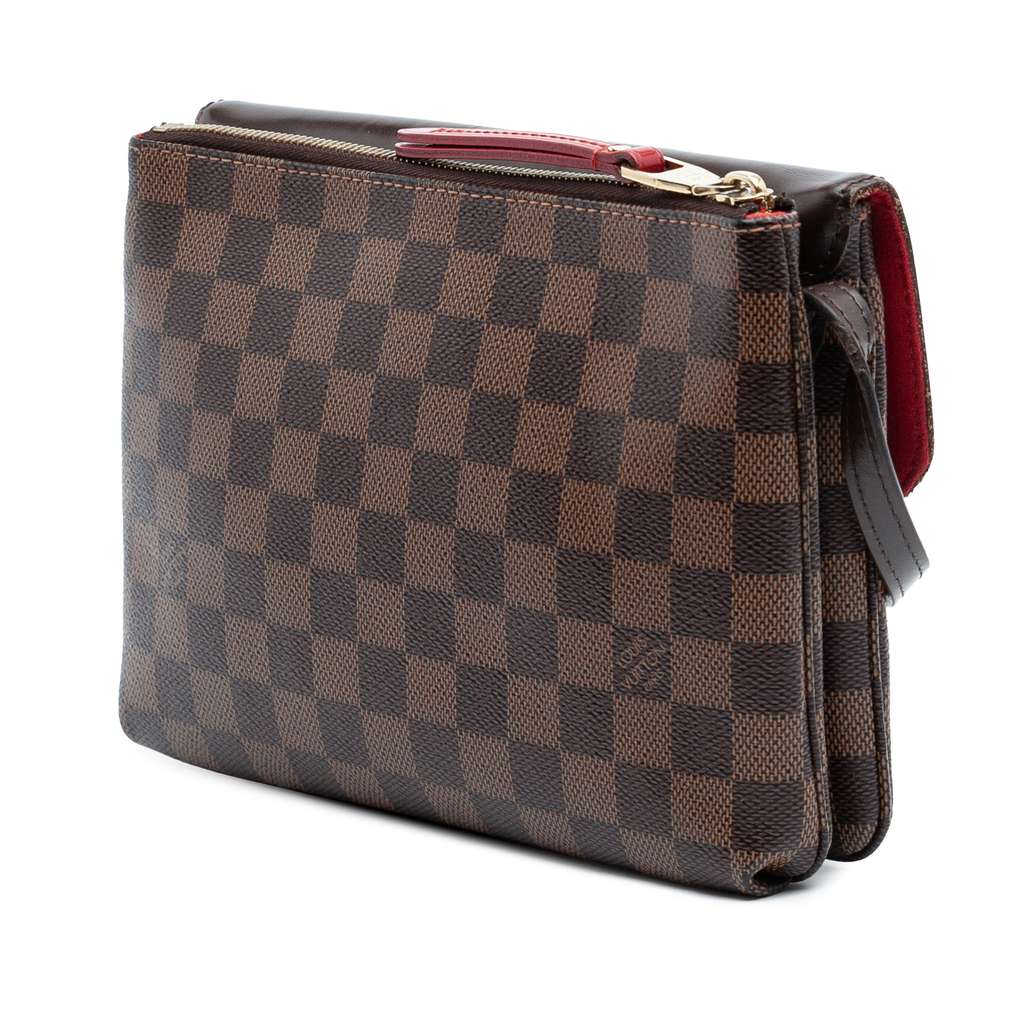 Louis Vuitton Damier Ebene Twice Brown Good condition - Back View