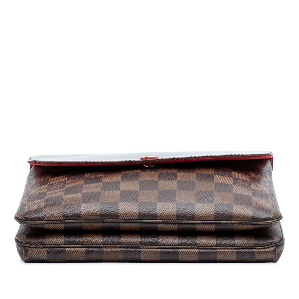 Louis Vuitton Damier Ebene Twice Brown Good condition - Inside View