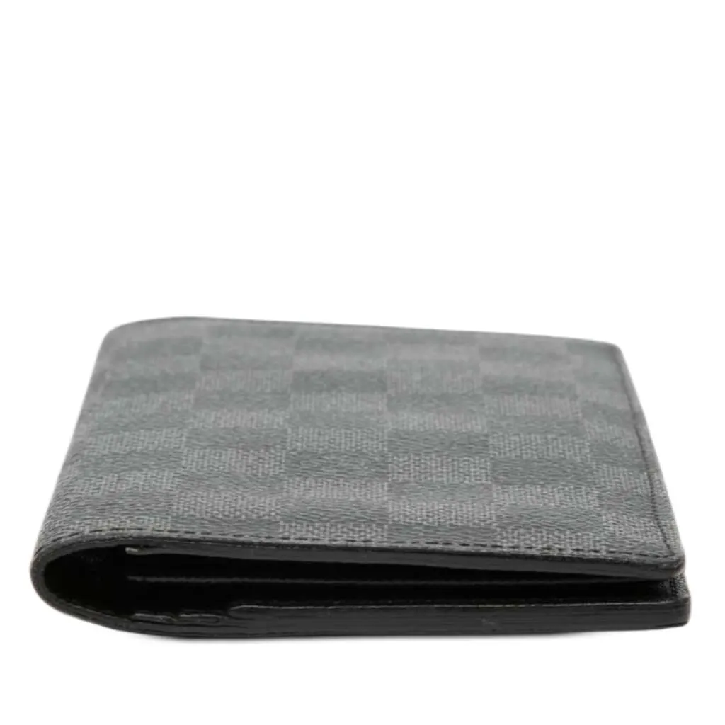 Louis Vuitton Damier Graphite Brazza Long Wallet Black Very good - Inside View