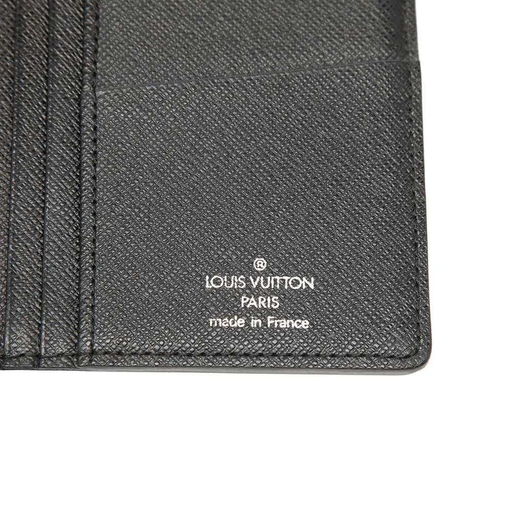Louis Vuitton Damier Graphite Brazza Long Wallet Black Very good - Box View