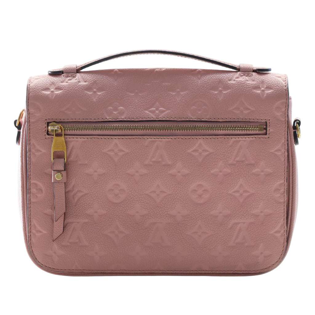 Louis Vuitton Monogram Empreinte Pochette Metis Pink Leather Good condition - Model View