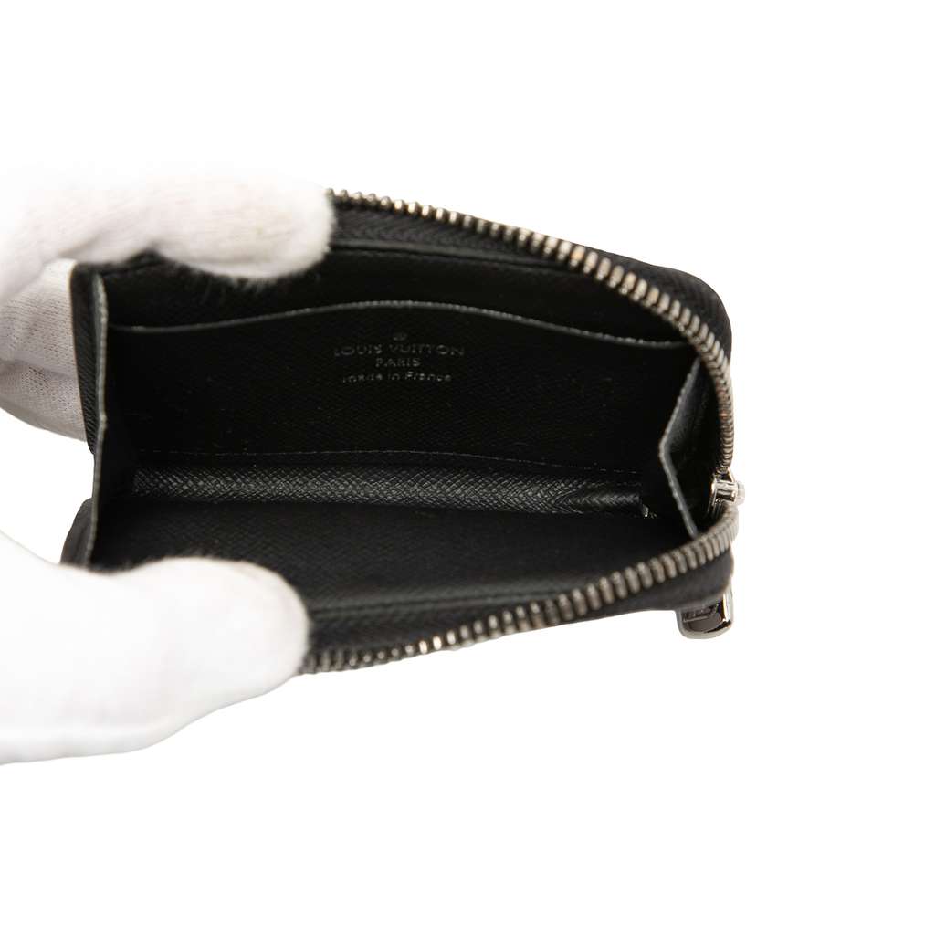 Louis Vuitton Monogram Eclipse Porte Monnaie Jour Black Good condition - Model View