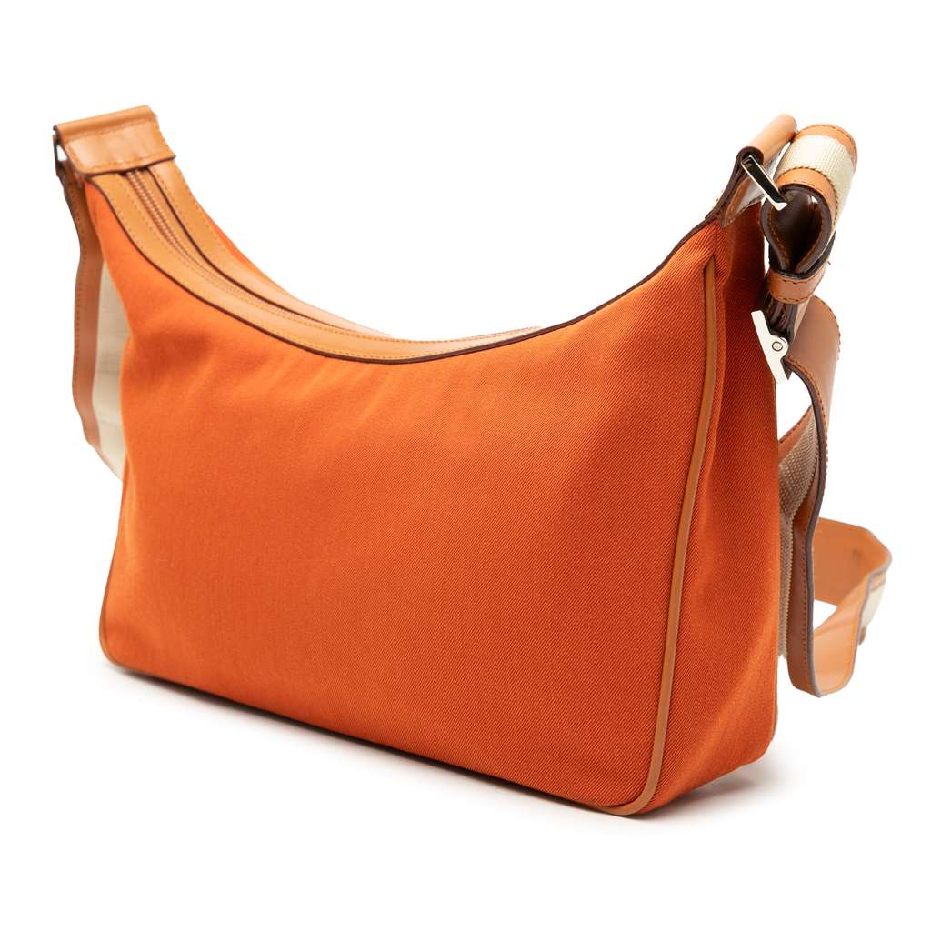 Gucci Canvas Crossbody Orange Canvas Good condition - Back View