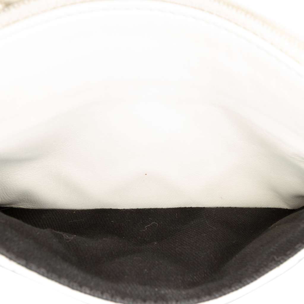 Chanel CC Bicolor Quilted Lambskin Double Sided Wallet on Chain White Leather Good condition - Box View