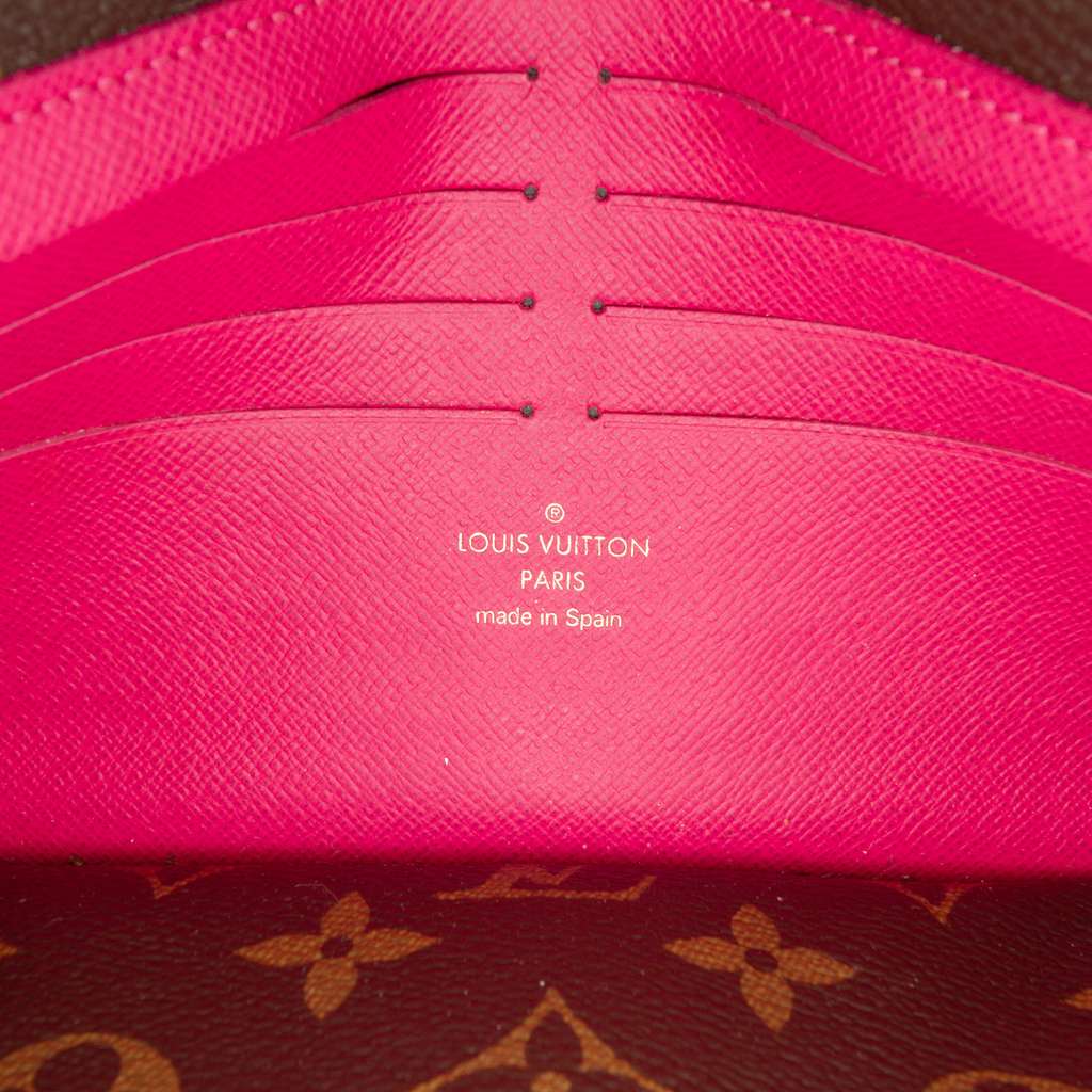 Louis Vuitton Monogram Christmas Animation Bears on Skis Pochette Weekend Chain Wallet Brown Good condition - Box View