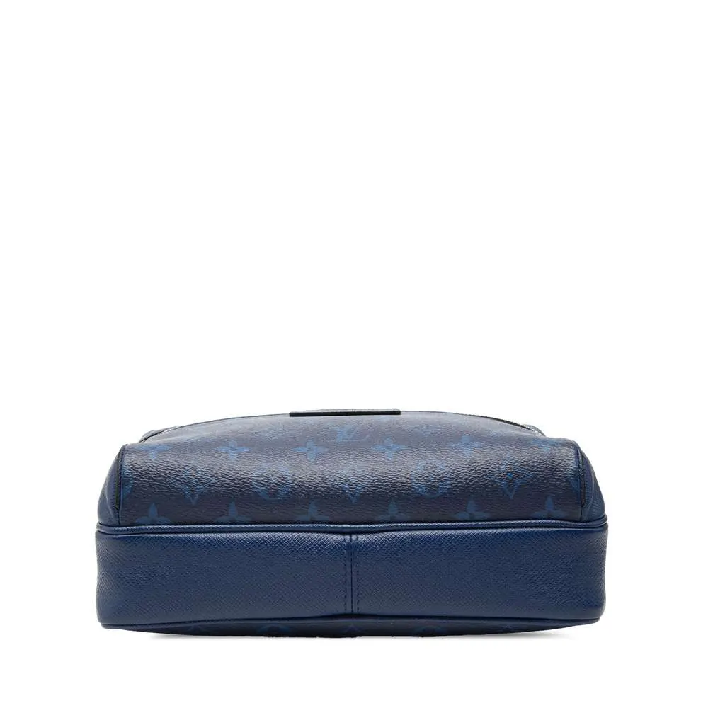 Louis Vuitton Monogram Taigarama Outdoor Messenger Blue Leather Very good - Inside View