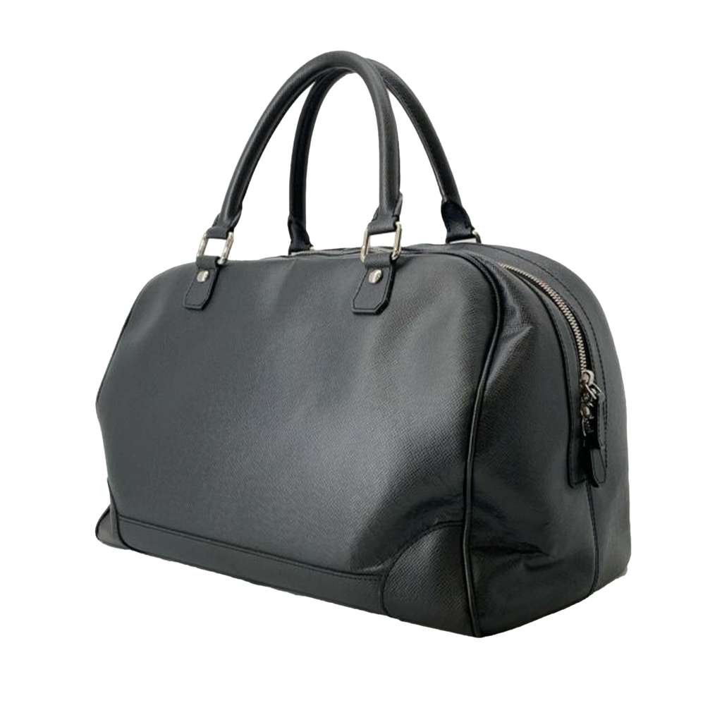 Louis Vuitton Taiga Stanislav Black Leather Good condition - Back View