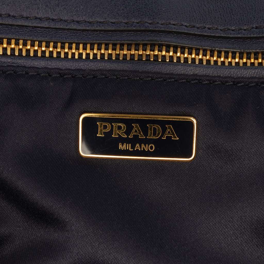Prada Tessuto Chain Crossbody Black Good condition - Box View