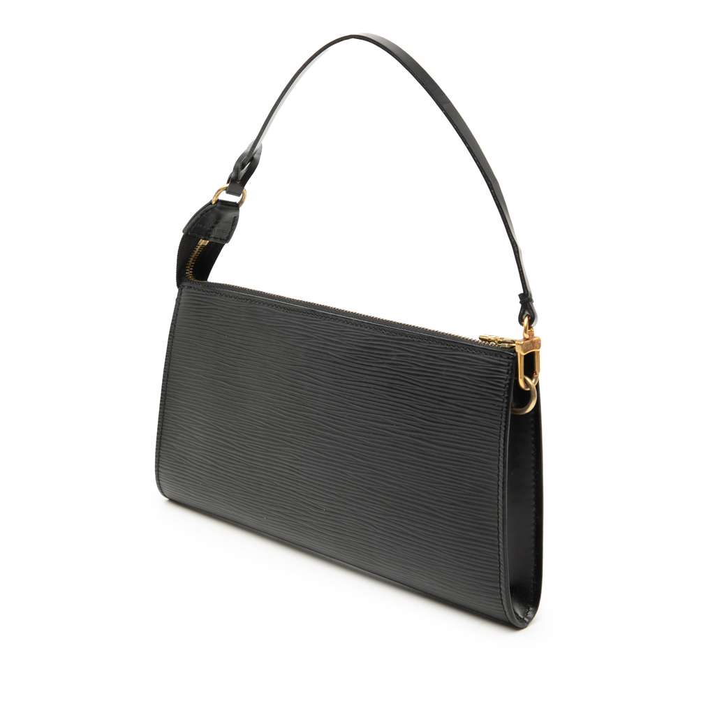 Louis Vuitton Epi Pochette Accessoires Black Leather Good condition - Back View