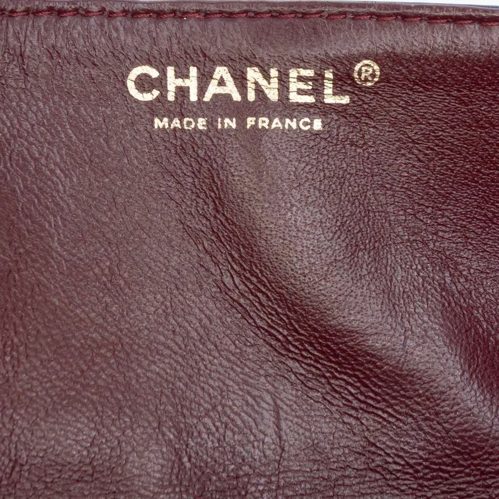 Chanel Quilted Glazed Calfskin Reissue 2.55 East West Single Flap Blue Leather Very good - Box View