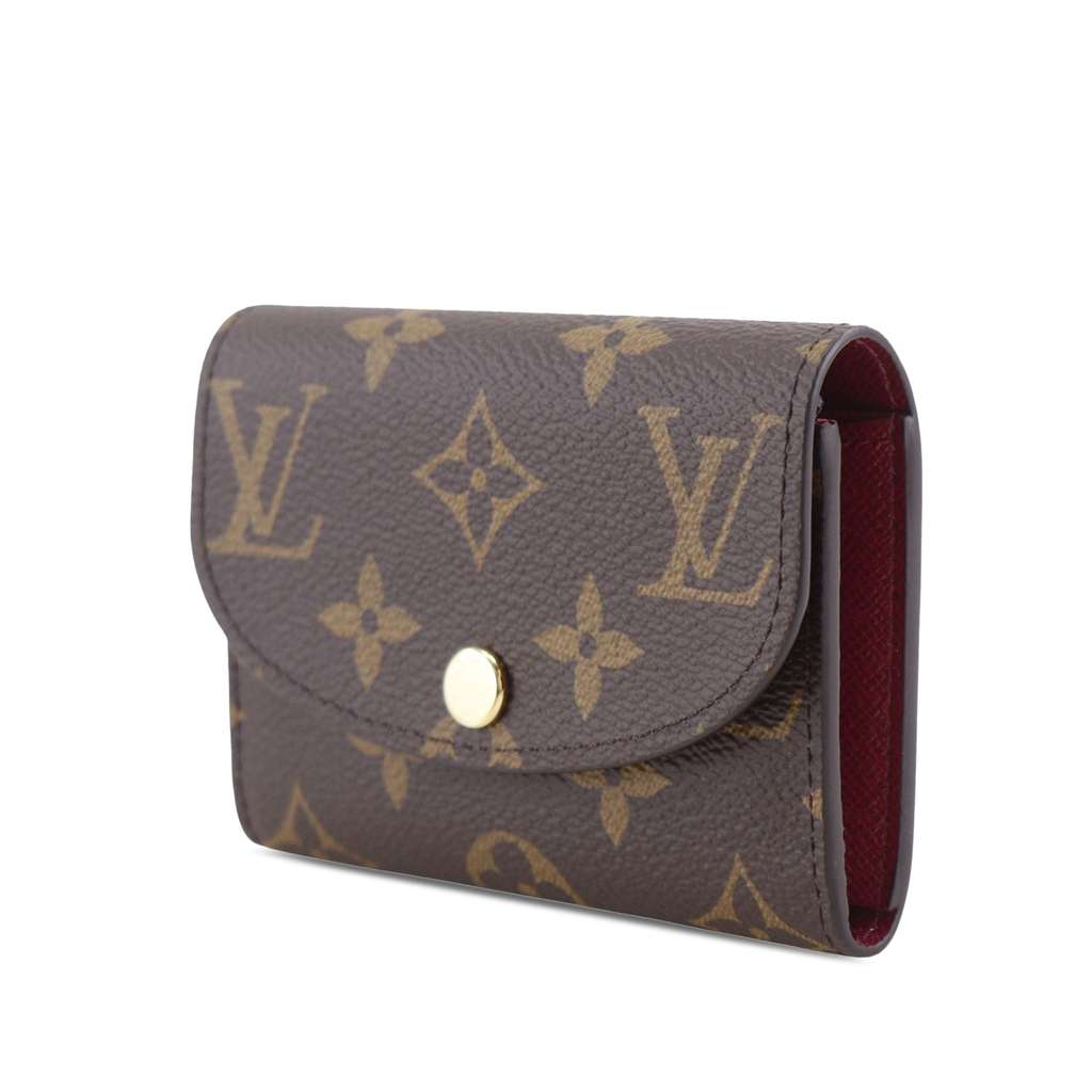 Louis Vuitton Monogram Rosalie Coin Purse Brown Good condition - Back View