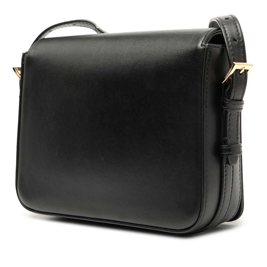 Burberry Small Leather Grace Crossbody Black Leather Good condition - Back View