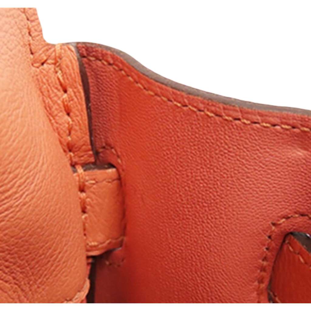 Hermès Mini Swift Berline Crossbody Orange Leather Good condition - Box View