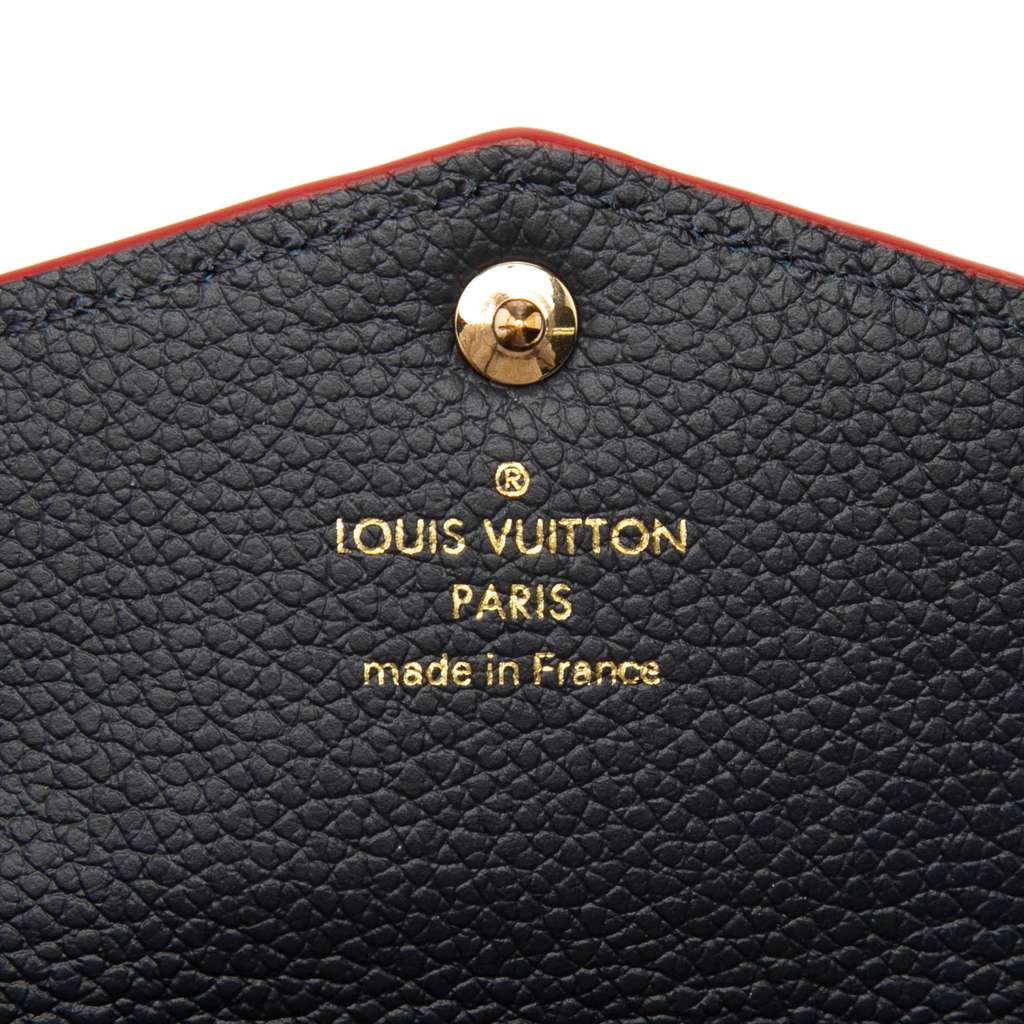 Louis Vuitton Monogram Empreinte Cles Key Holder Blue Leather Good condition - Box View