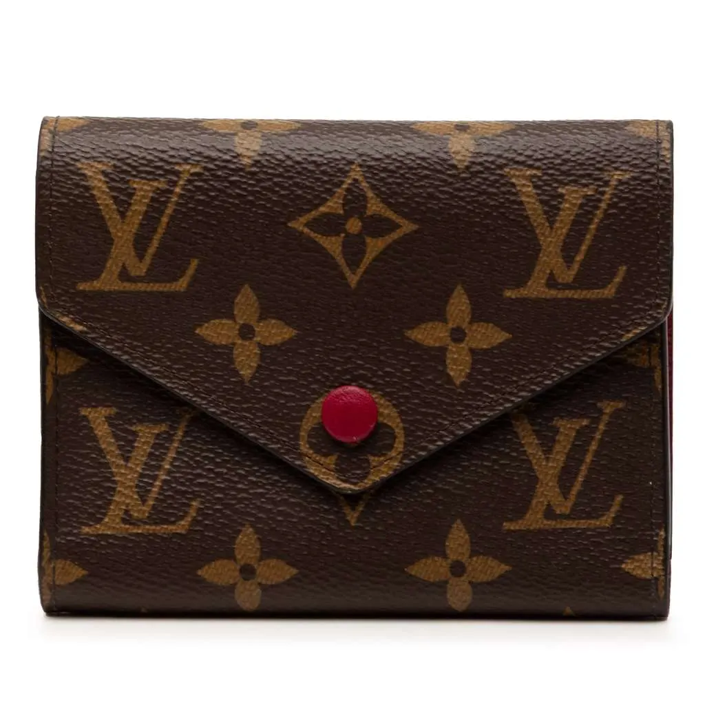 Louis Vuitton Monogram Victorine Wallet Brown Very good - Front View
