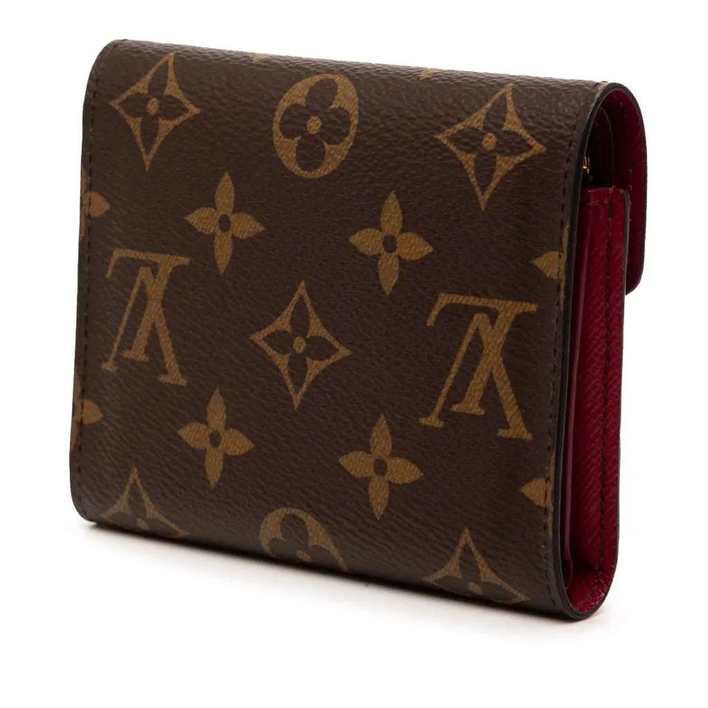 Louis Vuitton Monogram Victorine Wallet Brown Very good - Back View